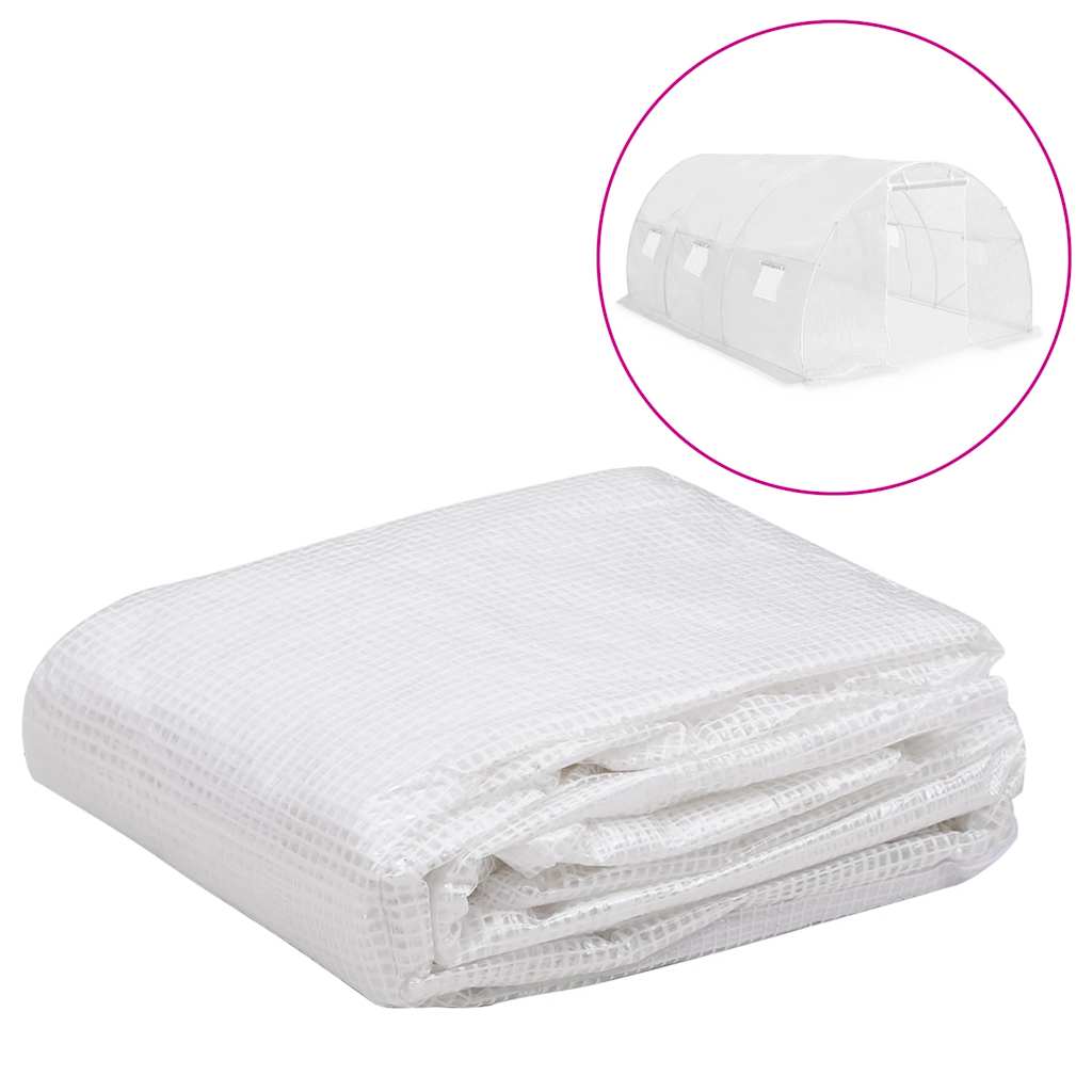 Copertină rezervă pentru seră (13,5 m²) transparent 3x4,5x2 m