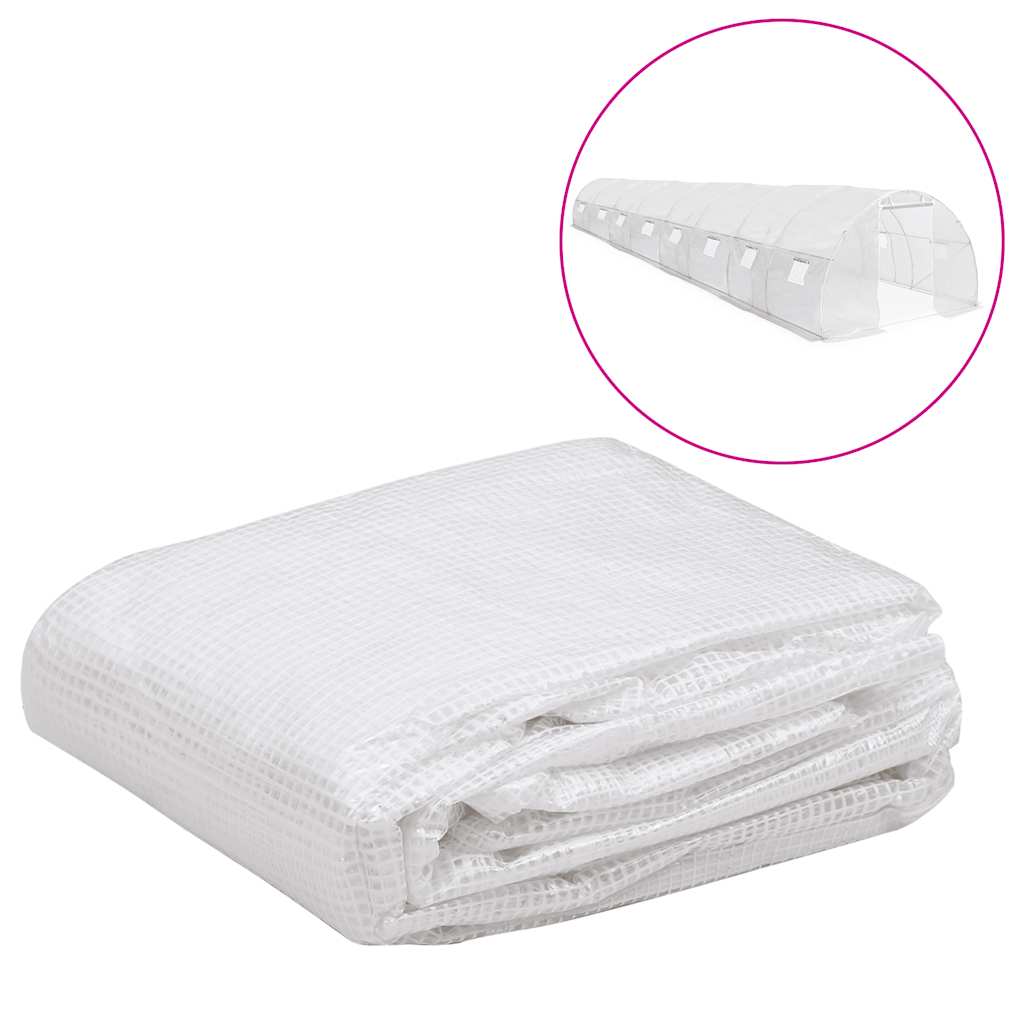 Copertină de rezervă pentru seră (36 m²), transparent, 3x12x2 m