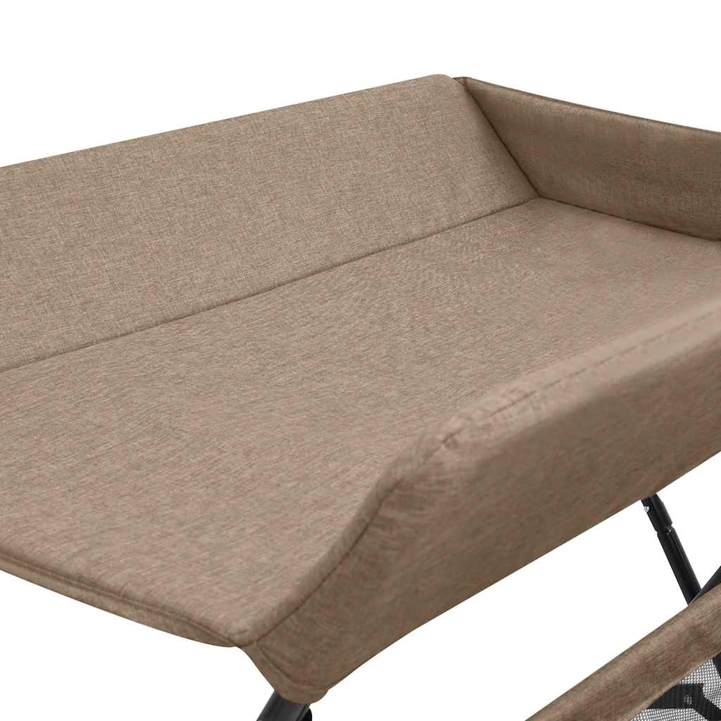 Masă de schimbat bebeluș, gri taupe, fier