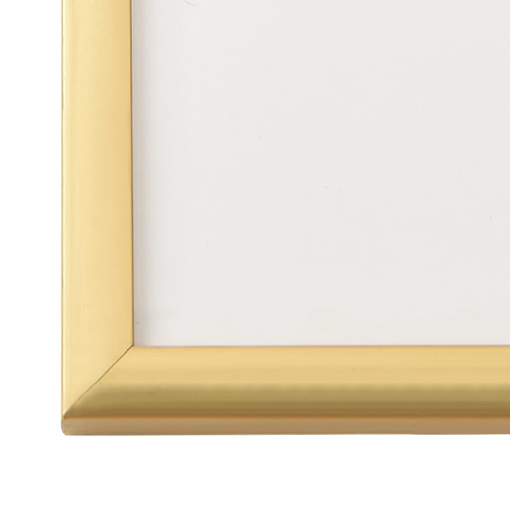Rame foto colaj pentru perete, 5 buc., auriu, 70x90 cm, MDF