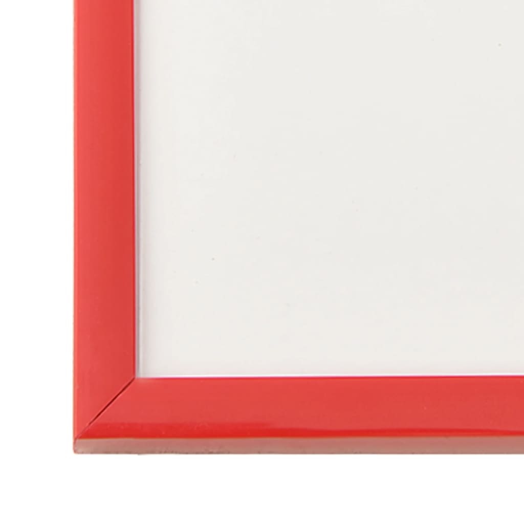 Rame foto colaj pentru perete/masă, 5 buc., roșu, 70x90 cm, MDF