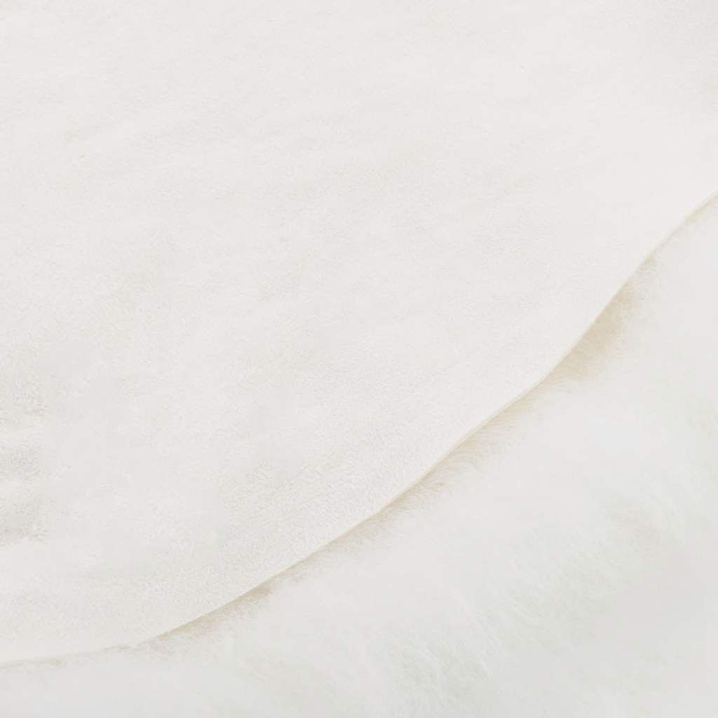 Husă de scaun piele de oaie islandeză, crem, 70x110 cm