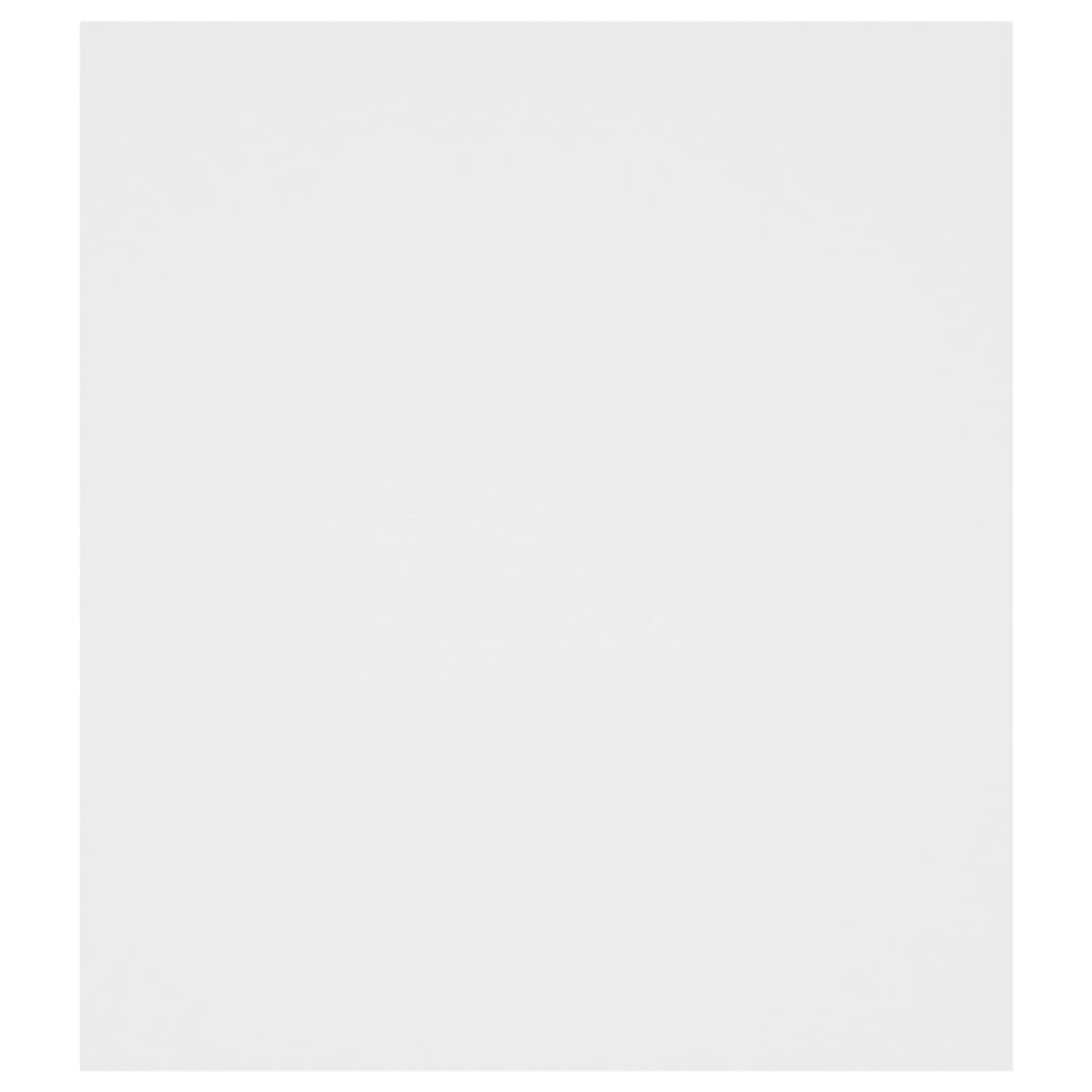 Masă laterală, alb, 60x40x45 cm, PAL