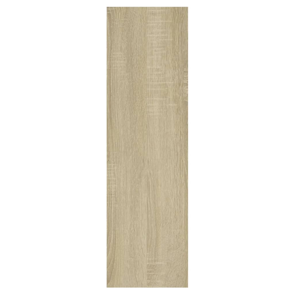Raft de perete, stejar Sonoma, 75x16x55 cm, PAL
