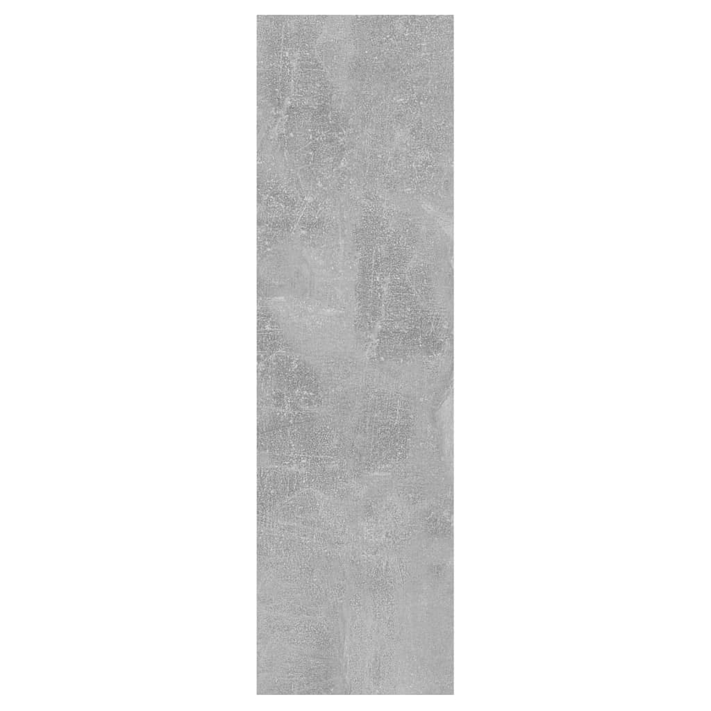 Rafturi de perete, gri beton, 75x16x55 cm, PAL