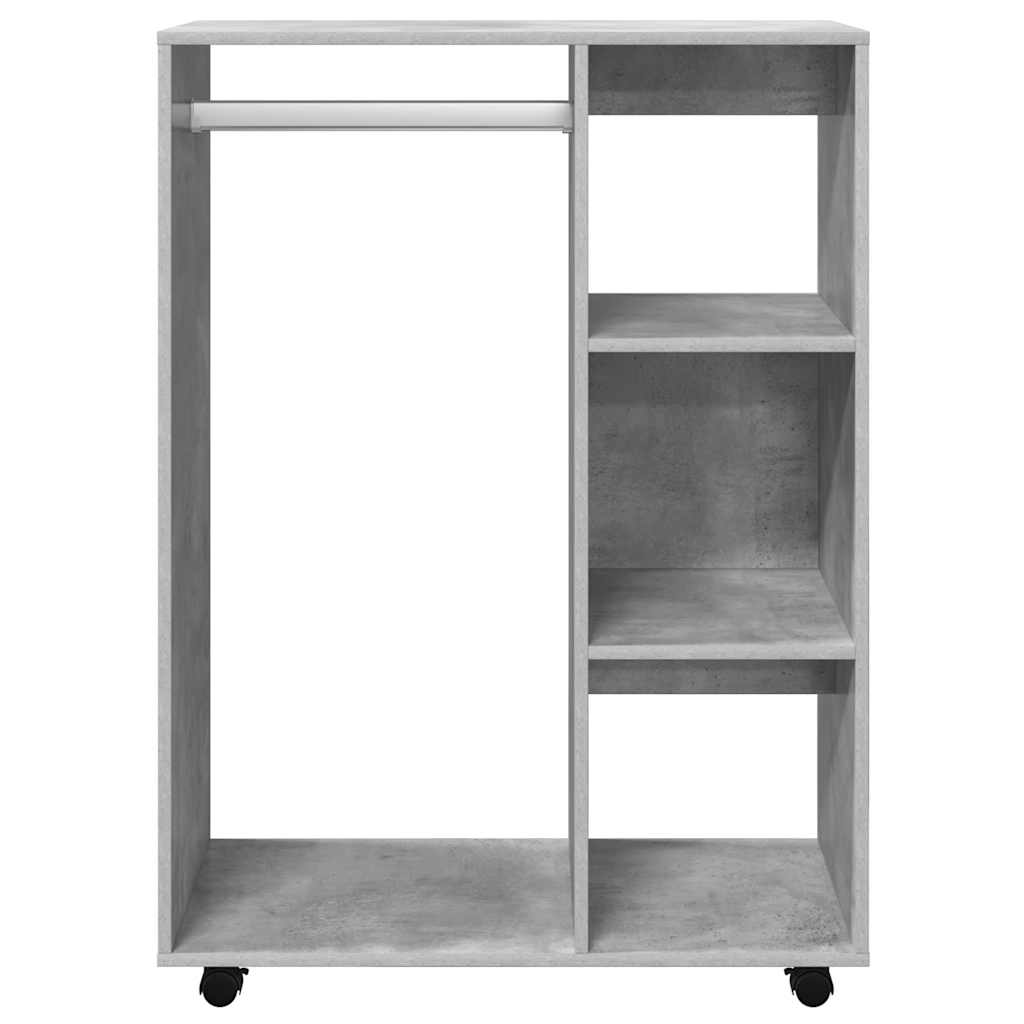 Șifonier, gri beton, 80x40x110 cm, PAL