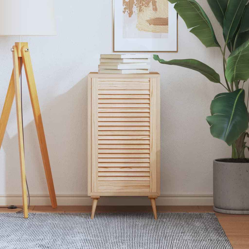 Ușă de dulap cu design lambriu, 69x39,4 cm, lemn masiv de pin