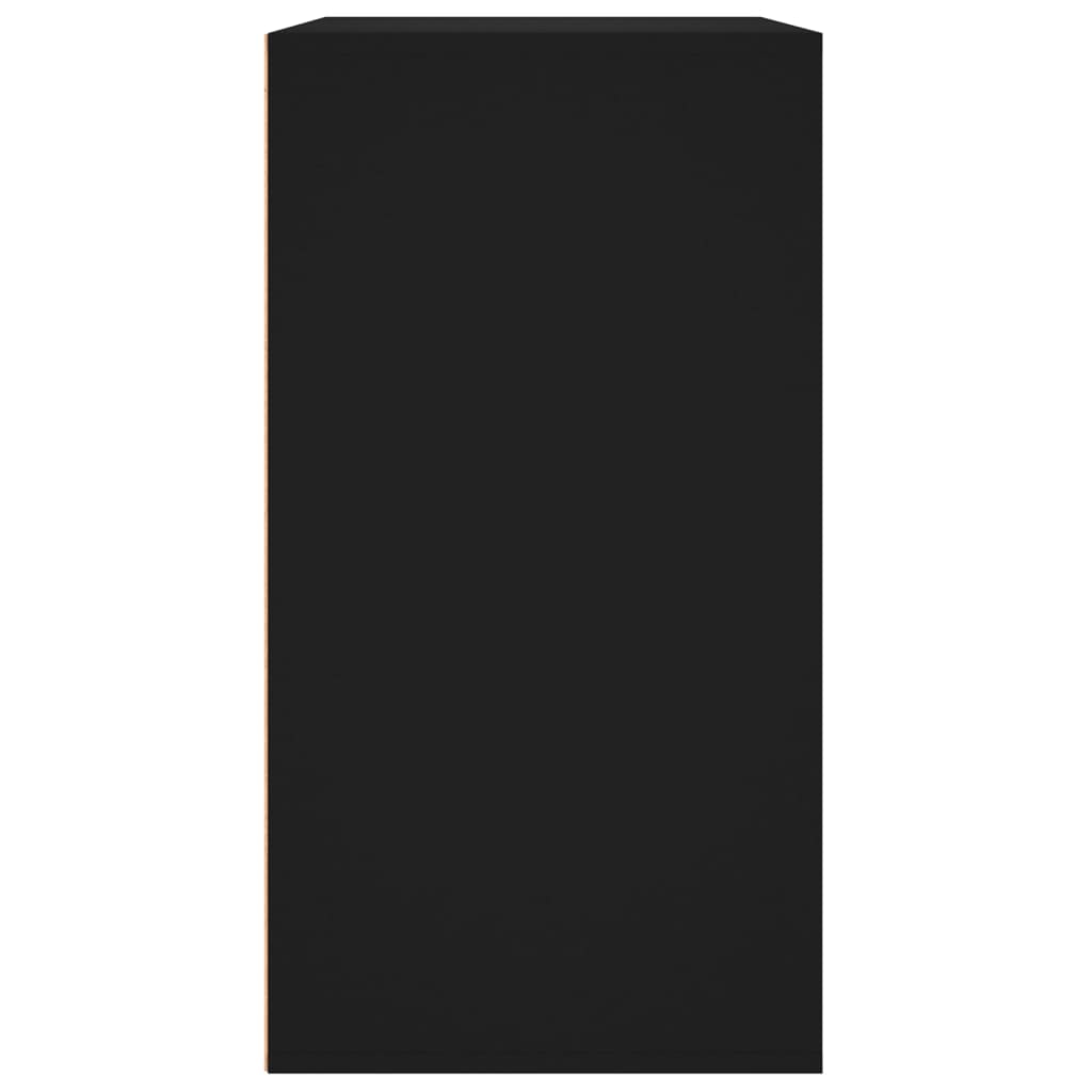 Dulap pentru cosmetice, negru, 80x40x75 cm, lemn prelucrat