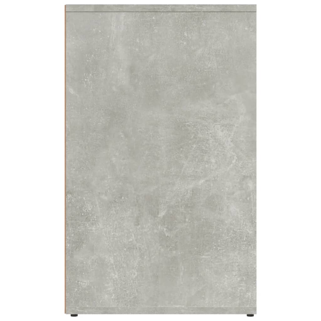 Dulap de dressing, gri beton, 80x40x65 cm, lemn compozit
