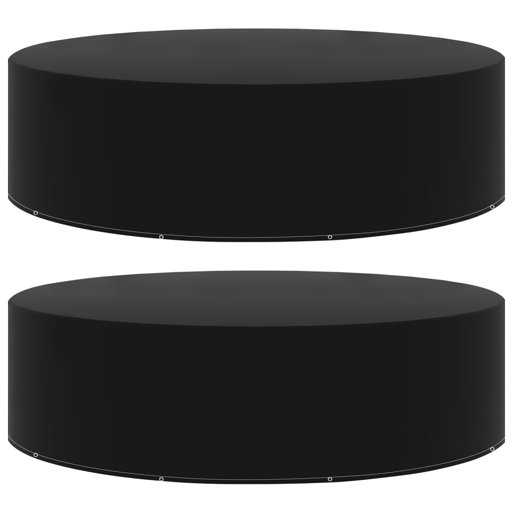 Huse mobilier de grădină, 2 buc., 10 ocheți, 205x90 cm