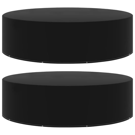 Huse mobilier de grădină, 2 buc., 10 ocheți, 205x90 cm