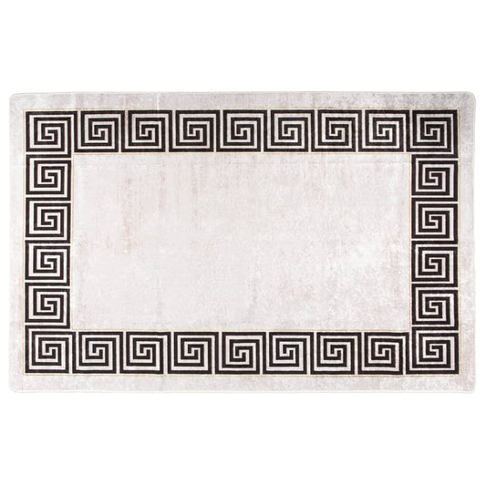 Covor lavabil, bej deschis, 160x230 cm