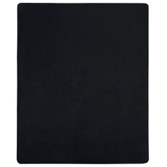 Cearșaf de pat cu elastic, 2 buc., negru, 160x200 cm, bumbac