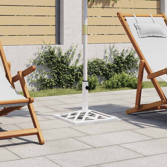 Suport de umbrelă, alb, 44x44x31, fontă