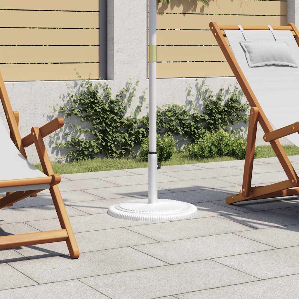 Bază de umbrelă, alb, 45x45x30, fontă