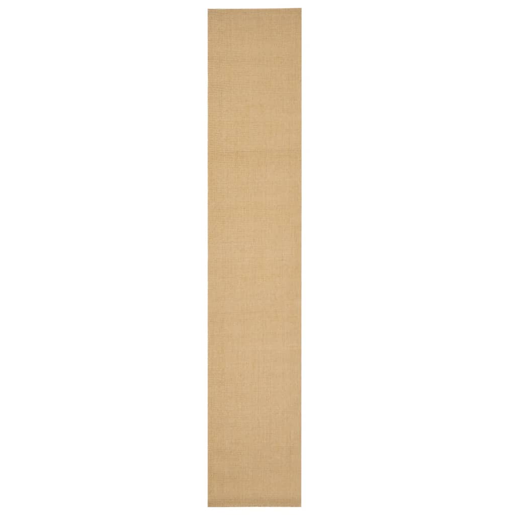 Covor din sisal, natural, 66x350 cm