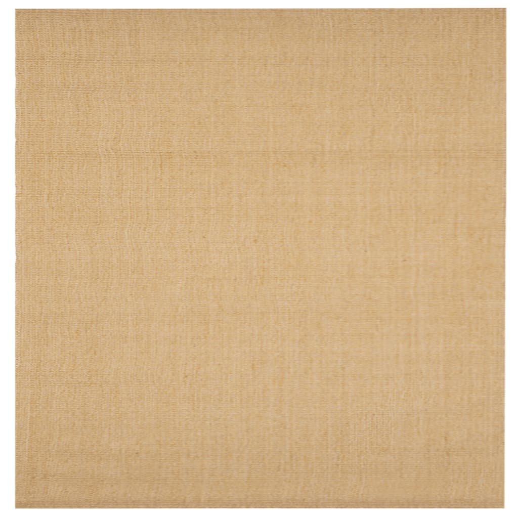 Covor din sisal, natural, 100x100 cm