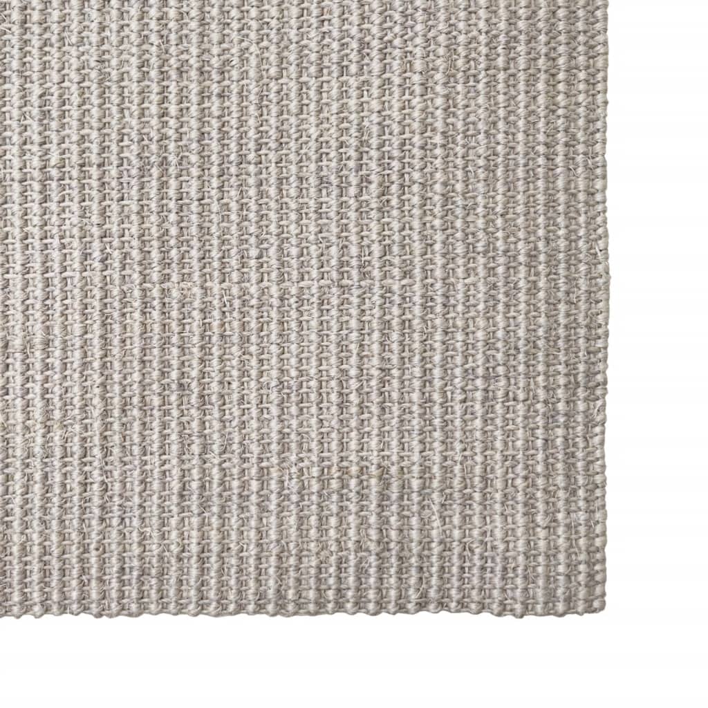 Covor din sisal natural, nisipiu, 66x350 cm