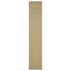 Covor din sisal natural, verde, 66x350 cm