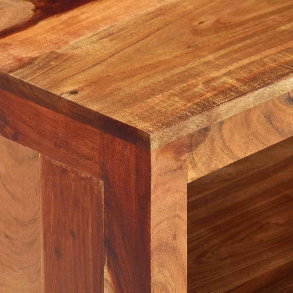 Comodă TV, 110x30x40 cm, lemn masiv de acacia