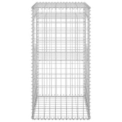 Stâlp coș gabion, 50x50x100 cm, fier