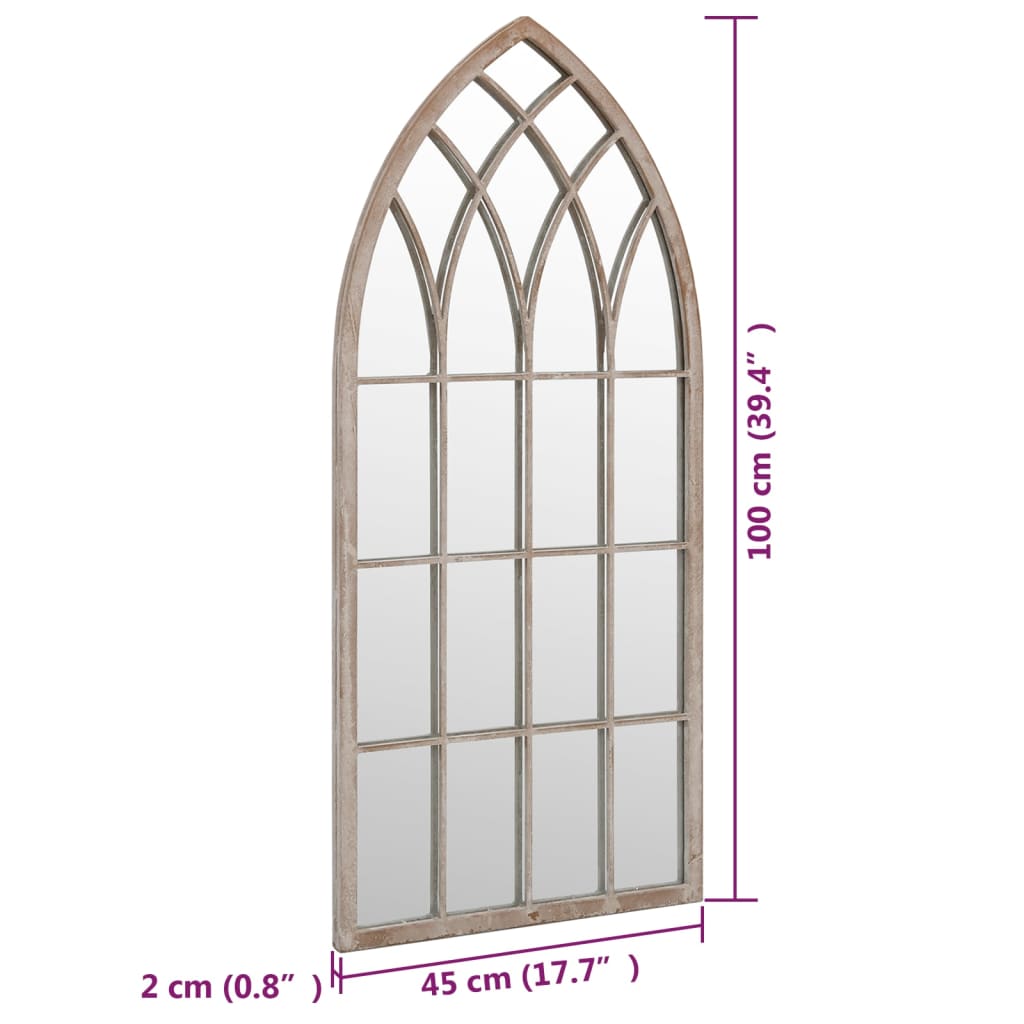 Oglindă, nisipiu, 100x45 cm pentru uz interior, fier