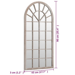 Oglindă,nisip, 90x45 cm,fier, pentru utilizare în interior