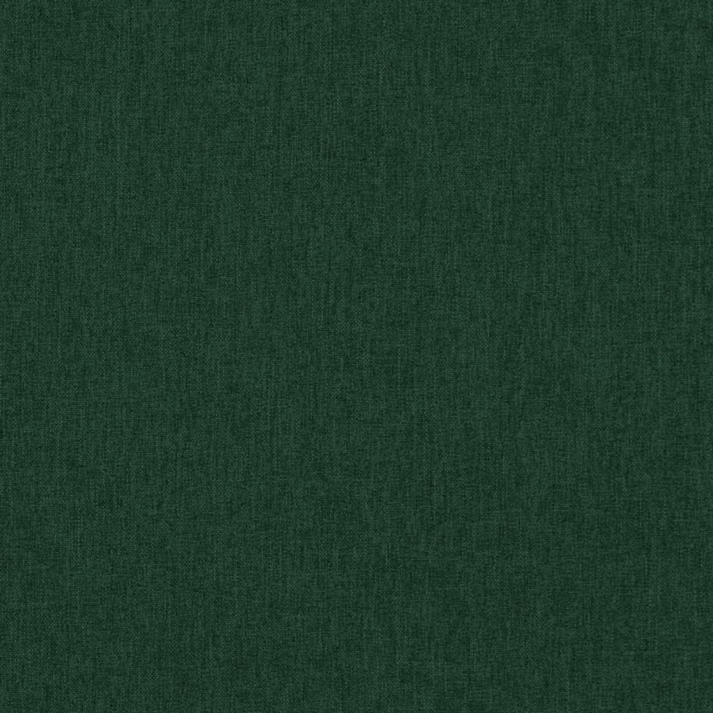 Taburet, verde închis, 45x29,5x35 cm, material textil