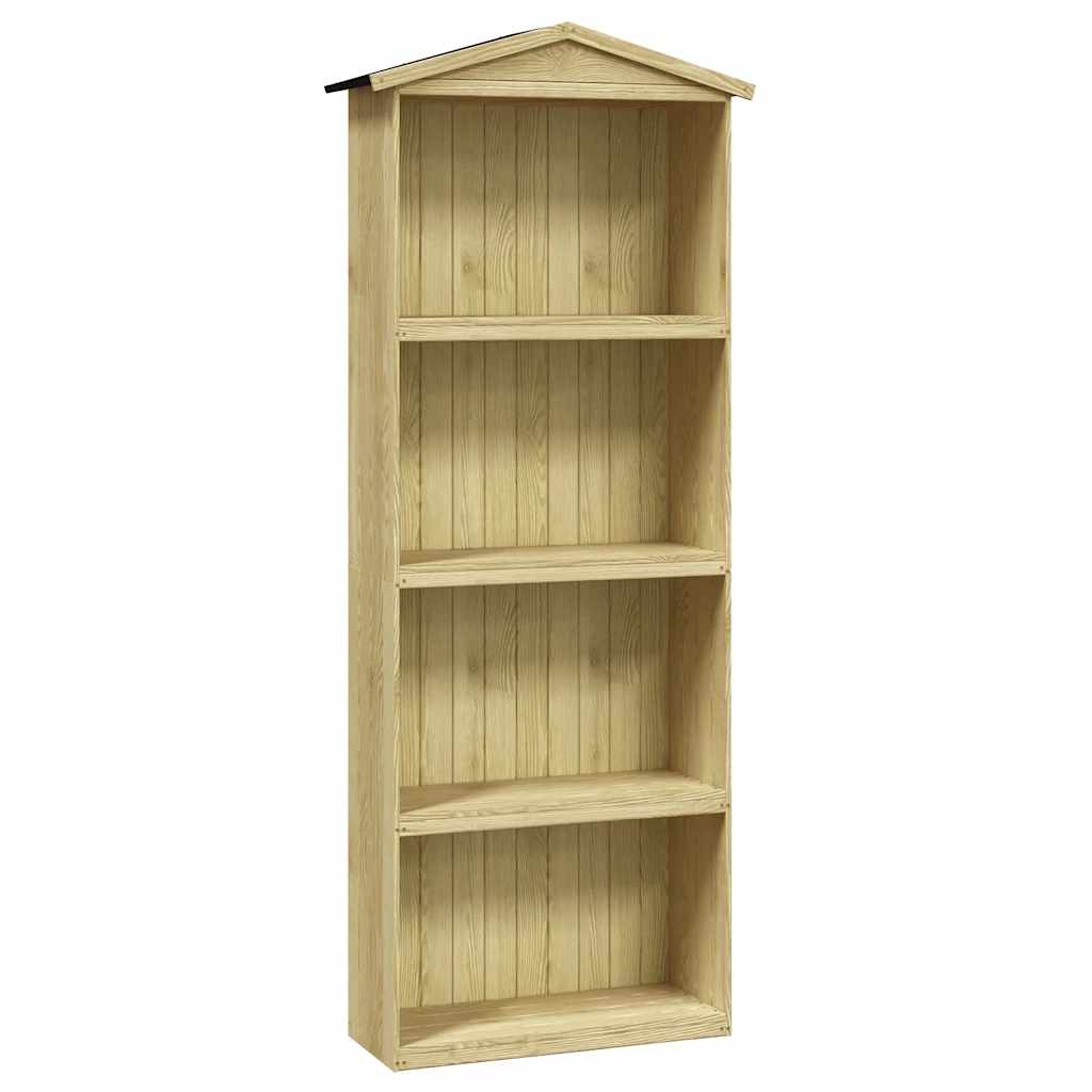 Magazie unelte de grădină, 87x33x222 cm, lemn de pin tratat