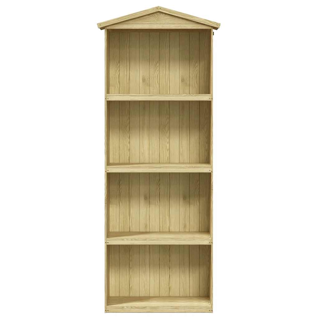 Magazie unelte de grădină, 87x33x222 cm, lemn de pin tratat