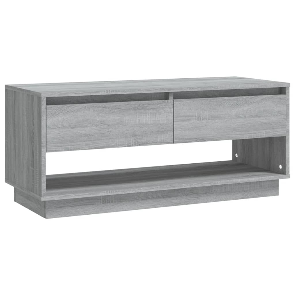 812973 vidaXL TV Cabinet Grey Sonoma 102x41x44 cm Chipboard