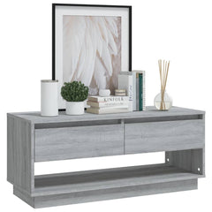 812973 vidaXL TV Cabinet Grey Sonoma 102x41x44 cm Chipboard