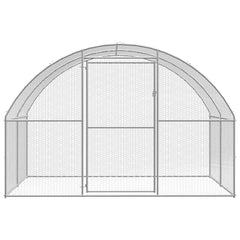 Coteț de găini pentru exterior, 3x4x2 m, oțel zincat