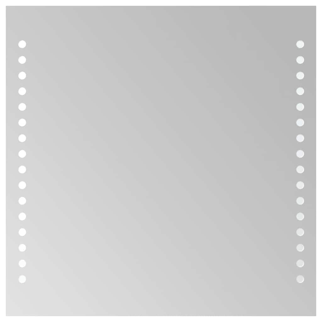 Oglindă cu LED de baie, 30x30 cm