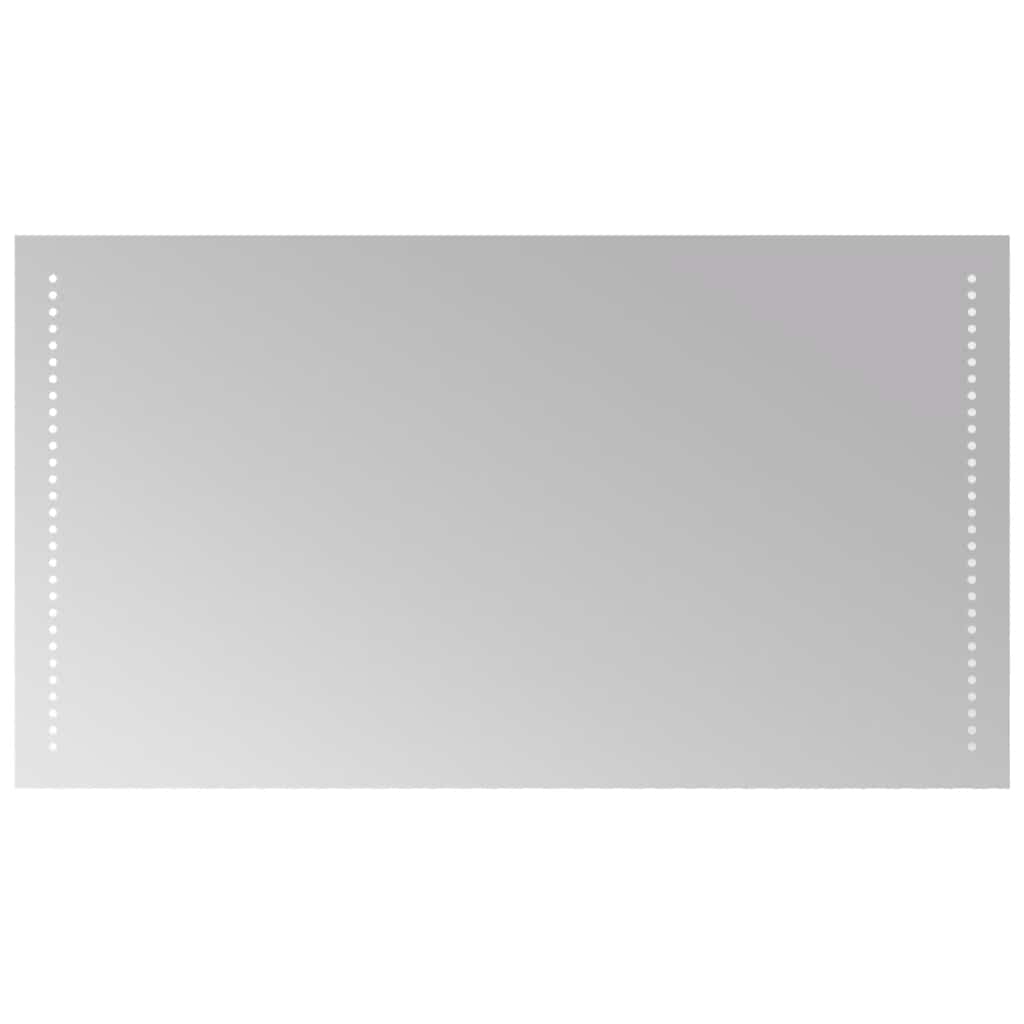 Oglindă de baie cu LED, 90x50 cm