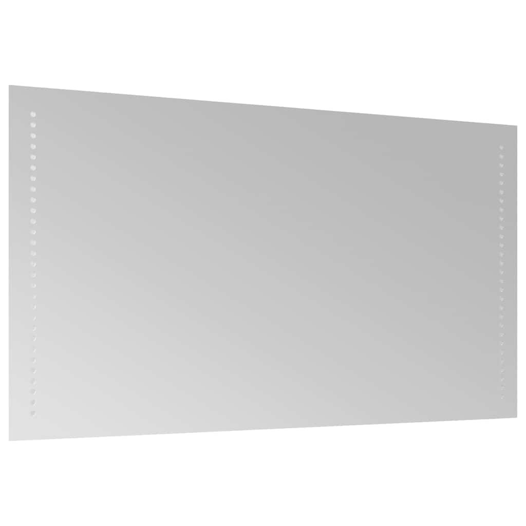 Oglindă de baie cu LED, 90x50 cm