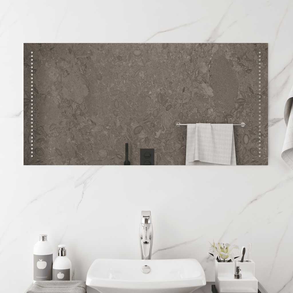 Oglindă de baie cu LED, 100x50 cm