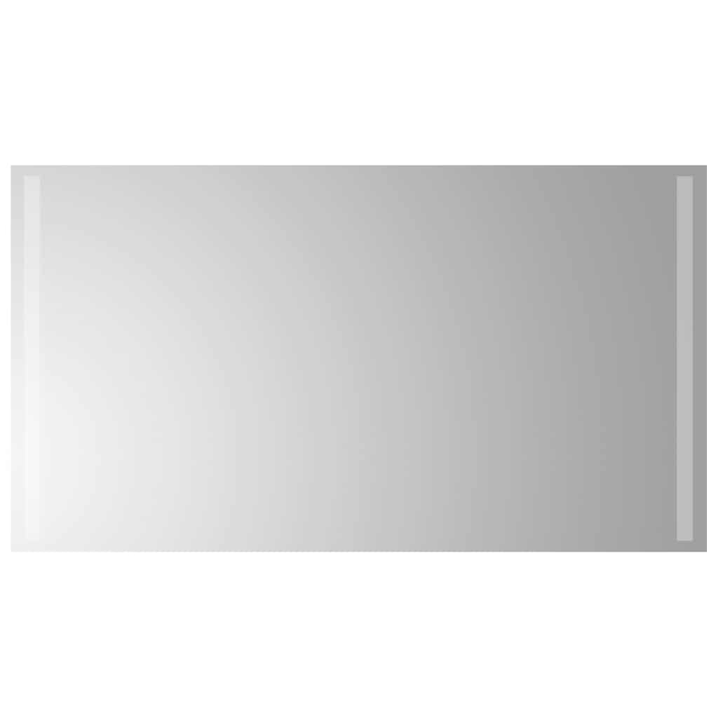 Oglindă de baie cu LED, 90x50 cm