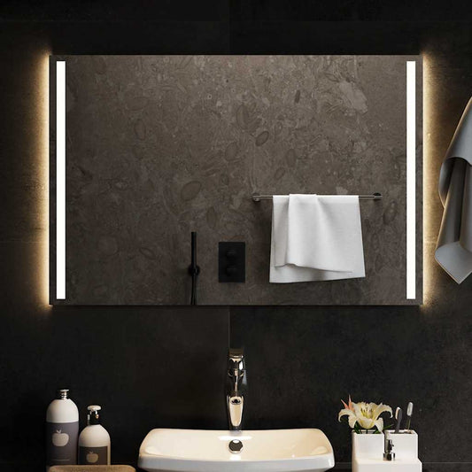 Oglindă de baie cu LED, 90x60 cm