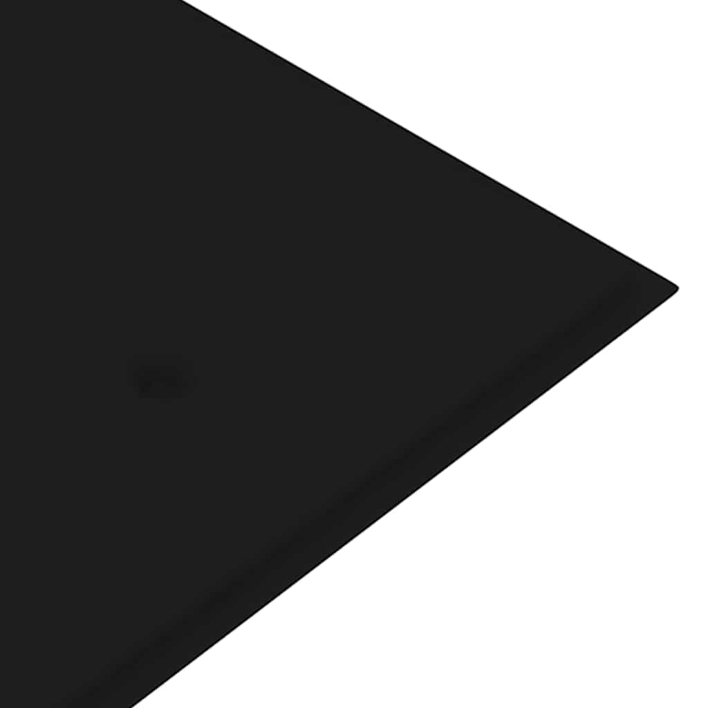 Bancă Batavia cu pernă neagră, 150 cm, lemn masiv de tec