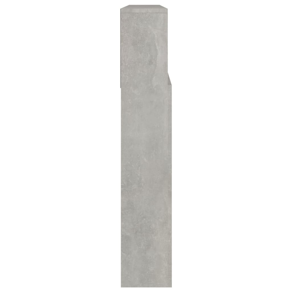 Dulap tăblie, gri beton, 220x19x103,5 cm