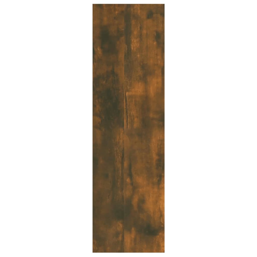 Raft de perete, stejar fumuriu, 75x16x55 cm, lemn compozit