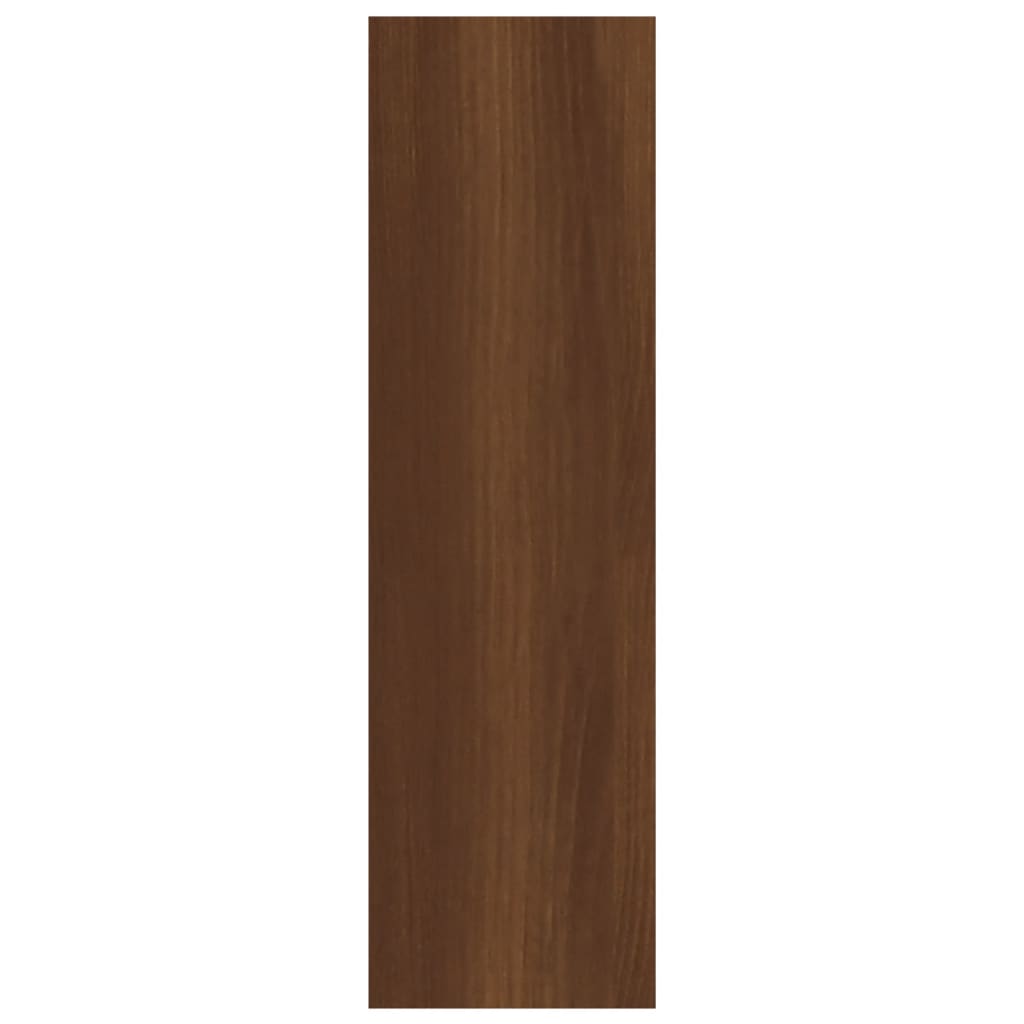 Raft de perete, stejar maro, 75x16x55 cm, lemn compozit