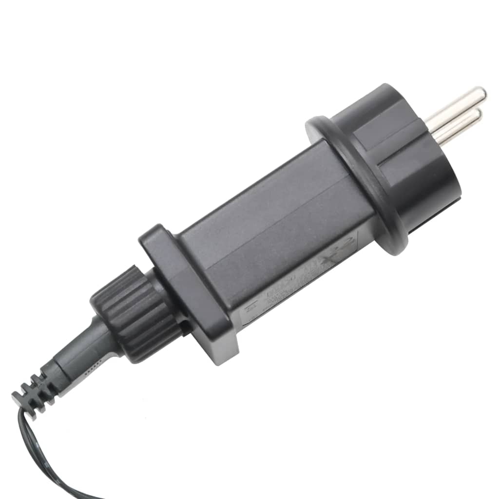 Instalație tip cluster cu 1000 LED-uri, albastru, 11 m, PVC