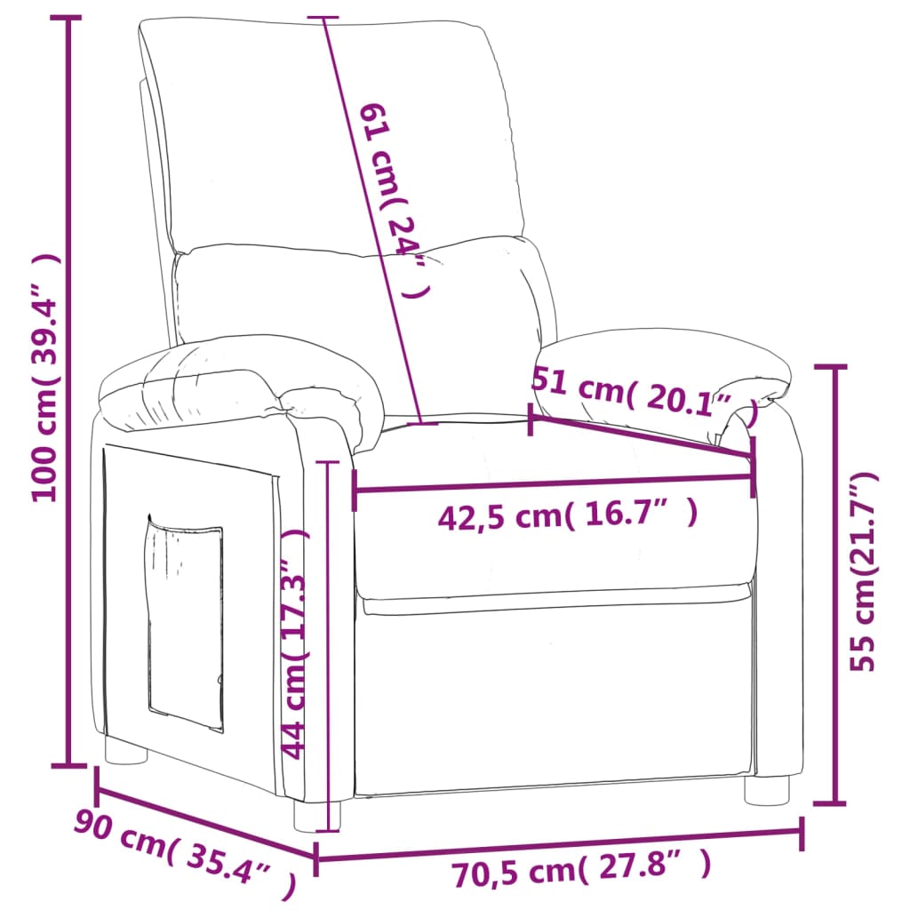 Fotoliu rabatabil, crem, material textil