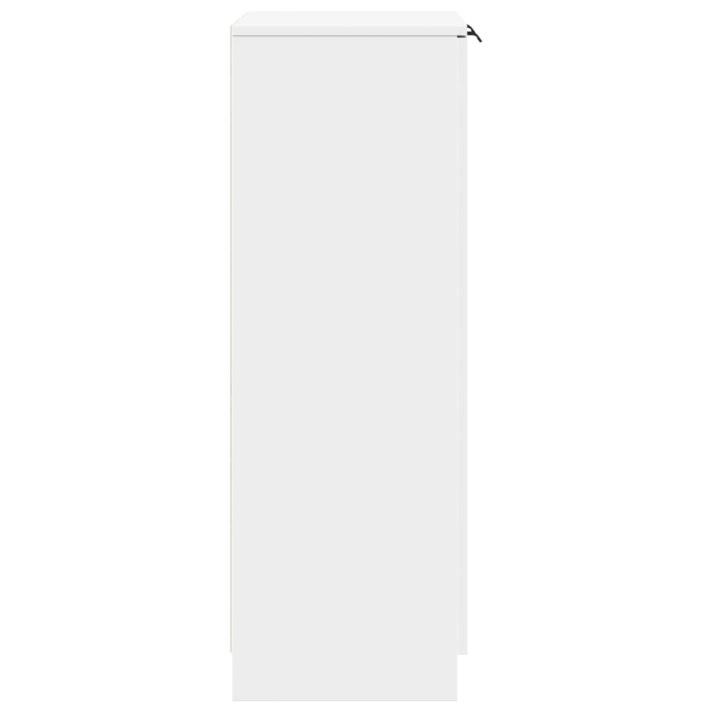 Dulap pentru încălțăminte alb 59x35x100,5 cm lemn prelucrat