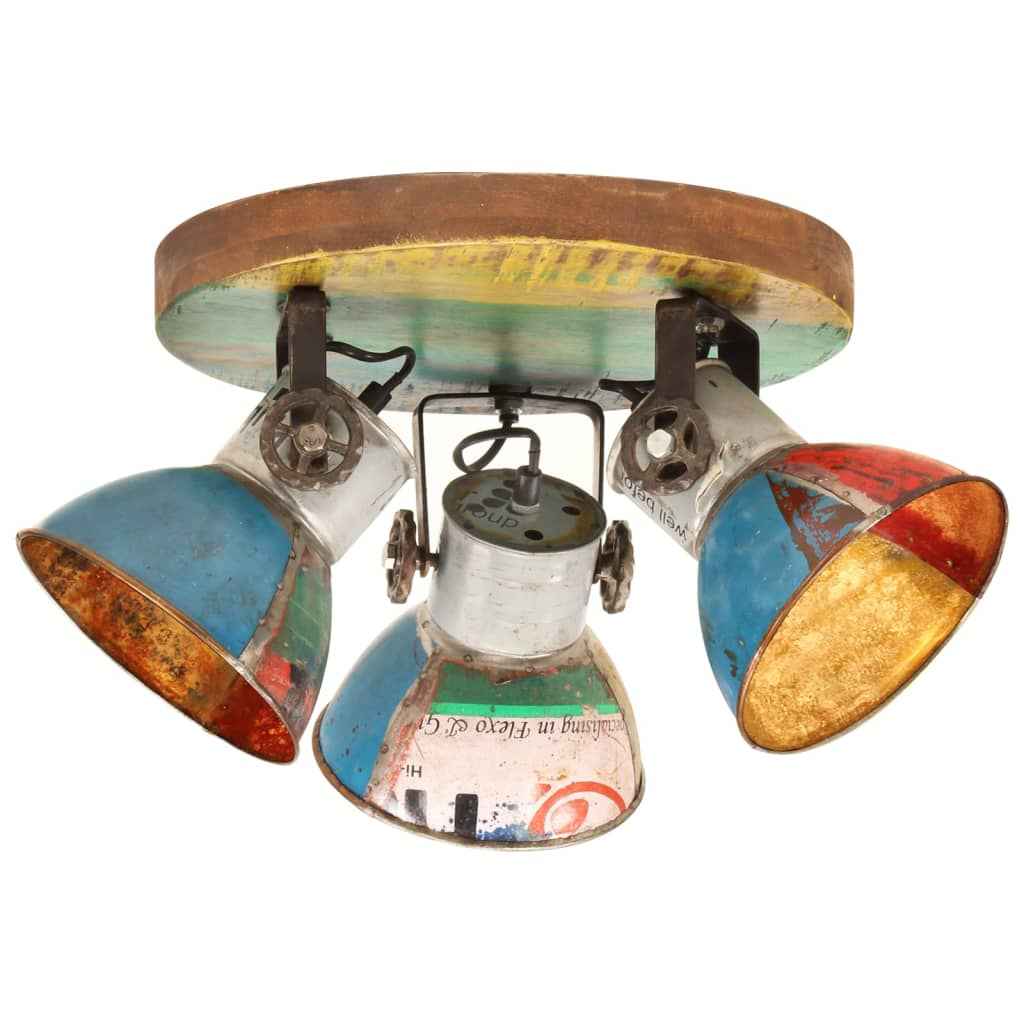 Lampă de tavan industrială 25 W, multicolor, 42x25 cm E27