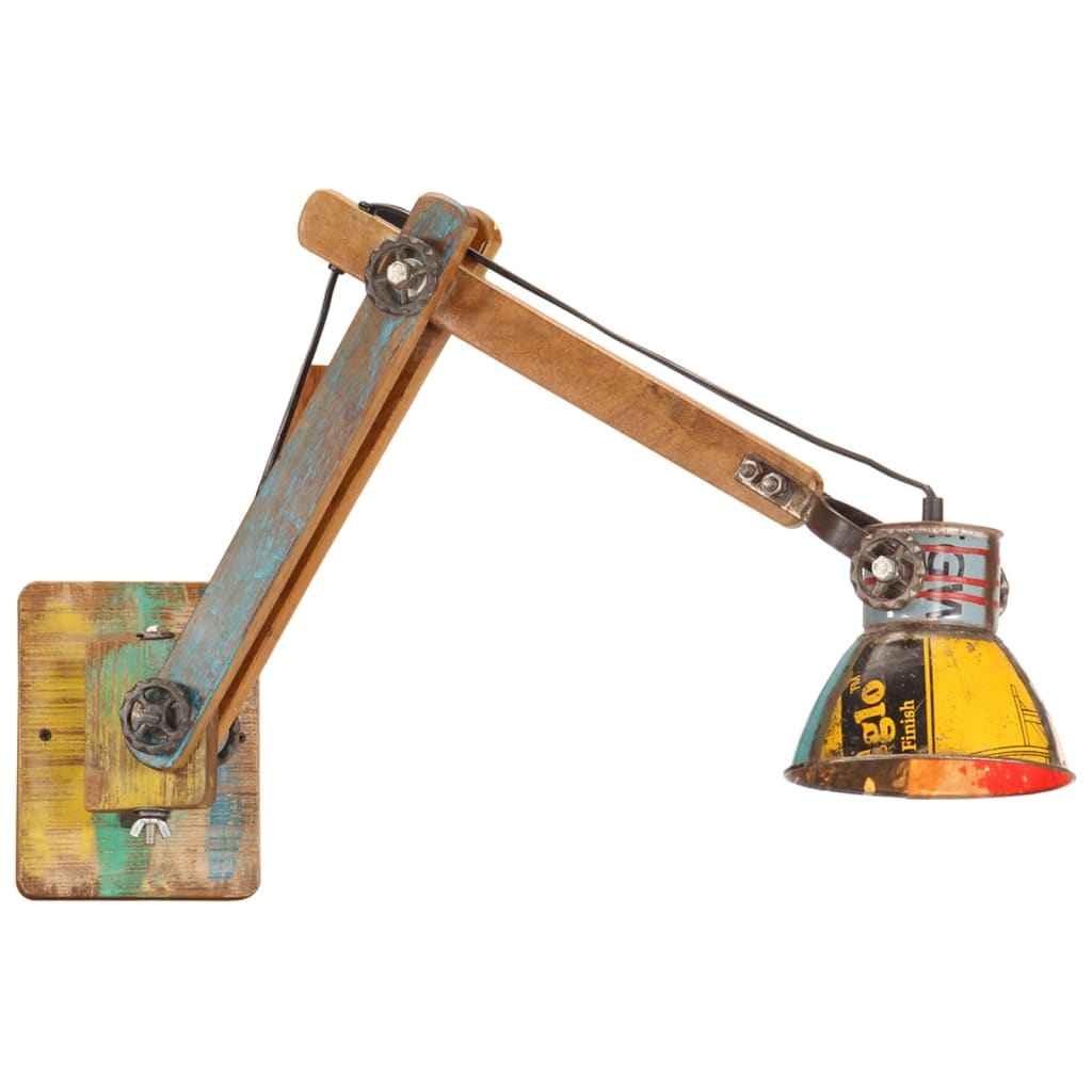 Lampă de perete industrială, multicolor, E27 rotund