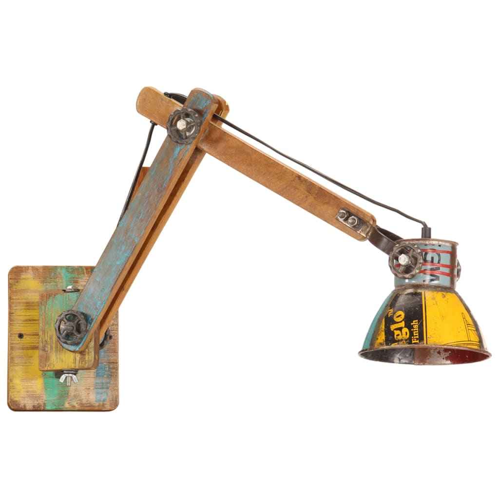 Lampă de perete industrială, multicolor, E27 rotund