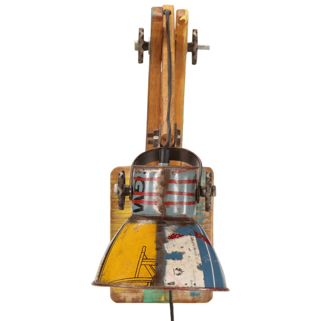 Lampă de perete industrială, multicolor, E27 rotund